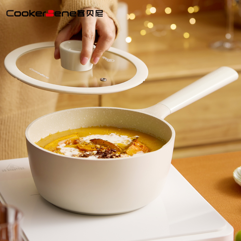 cookerbene抗菌含钛20cm奶锅