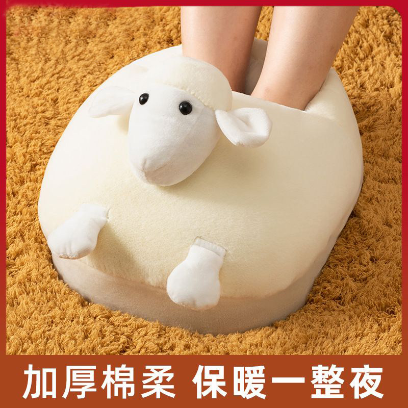 卡通冬天暖脚宝可拆洗暖手暖脚神器充电暖鞋家用床上睡觉用加热垫