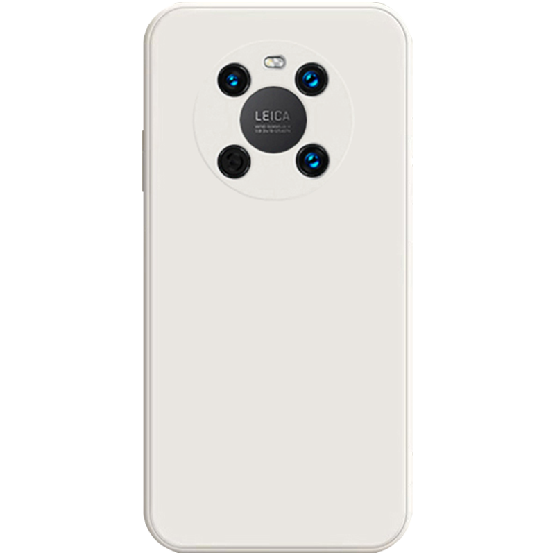 适用于华为mate40手机壳mate40pro新款液态硅胶古董白