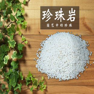 多肉花卉用珍珠岩花盆透气白石头火山岩麦饭蛭石3-8mm白颗粒松土