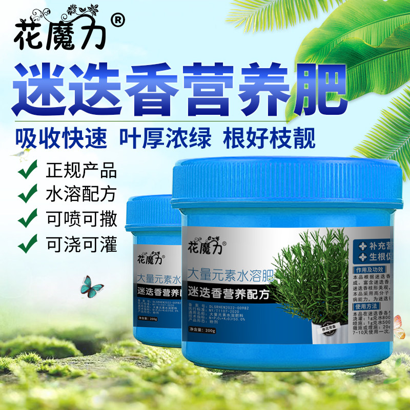 迷迭香盆栽专用营养肥海洋之露艾菊盆景庭院观叶植物养根四季肥料