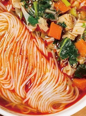 【文玉官方旗舰店】文玉香辣牛肉味米线 细米线116g*12桶装