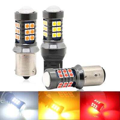 156 7440 汽车LED解码倒车灯 1157 7443 刹车灯 3030 27SMD