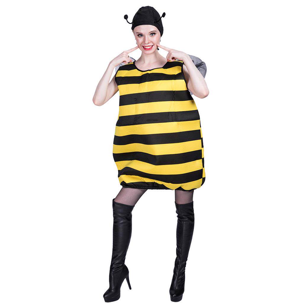 厂家现货Halloween动物扮演服万圣节昆虫蜜蜂成人复合海绵cos服装