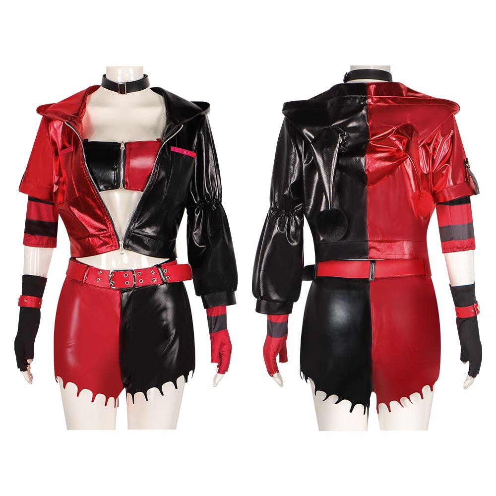 异世界自杀小队小丑女cos服哈利奎恩皮衣棒球服cosplay万圣节服装