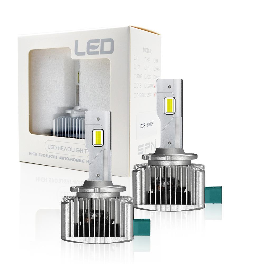 超亮d1s led汽车大灯D3S D2S D4S D5S带解码D系列LED透镜激光灯泡
