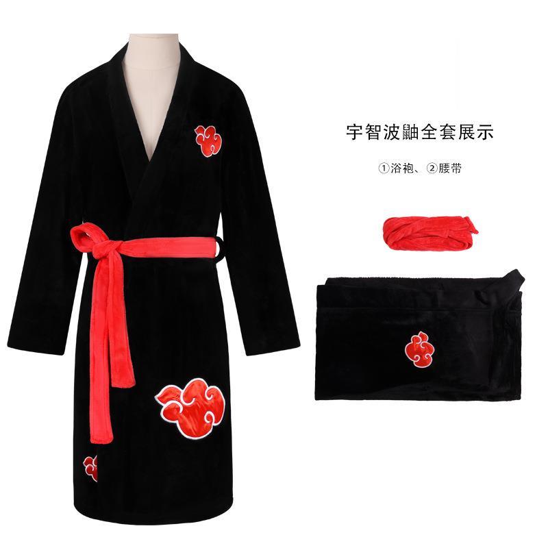 cosplay服装‌晓组织‌宇智波鼬浴袍睡衣二次元动漫衣服欧美跨境