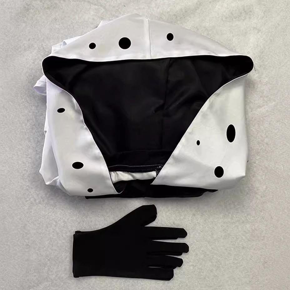 黑白魔女库伊拉cos服装德维尔cosplay连衣裙电影101忠狗舞台表演