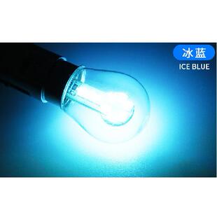 LED车灯LED灯丝刹车灯1156 汽车灯LED转向灯12V 3030 18灯玻璃款