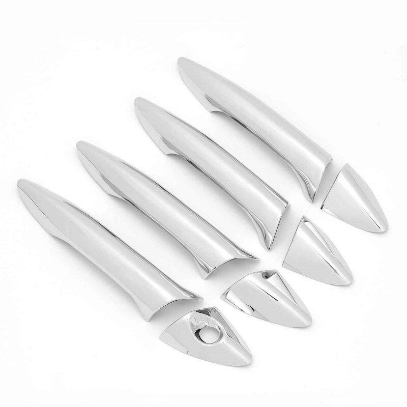 适用于11-15-16款现代朗动门碗拉手外车门把手盖碳纤纹改装饰手扣