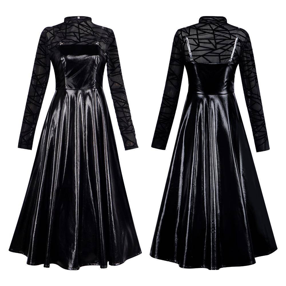 坂本日常大佛cos服坂本days黑色皮裙角色扮演游戏服cosplay万圣节