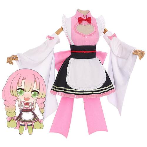 灶门祢豆子甘露寺蜜璃栗花落香奈乎cosplay动漫服装和服女仆装