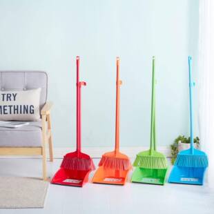 扫把簸箕套装百货超市热卖家用软毛扫帚塑料扫把畚箕清洁组合套装