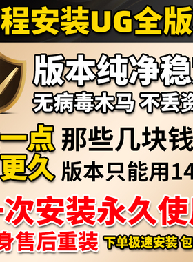 UG远程安装UG软件在线安装UG NX8.0 10 12 2312 2406全版本安装