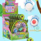 糖玩π对60g乌龟对对碰酸甜果味爆酱夹心软糖儿童零食玩具糖批发