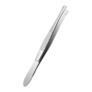 医用睫毛镊子拔倒睫毛嫁接用不锈钢眼用镊眼科平口圆头夹子镊