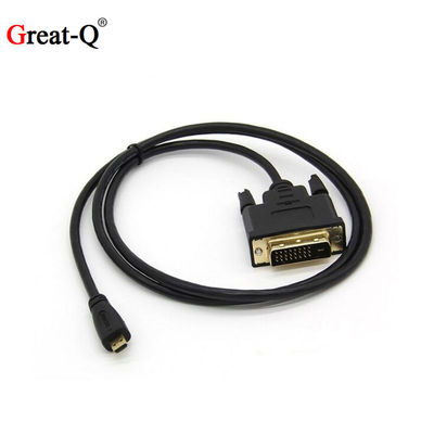 mirco hdmi转dvi微型接口互转24+1电脑电视照相机高清1080p显示屏