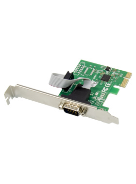 AX99100 1S PCI-E X1 DB-9针原生工业COM1口RS232串口扩展卡