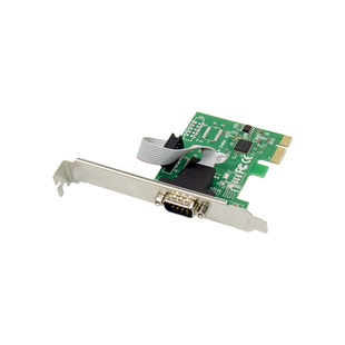 AX99100 1S PCI-E X1 DB-9针原生工业COM1口RS232串口扩展卡