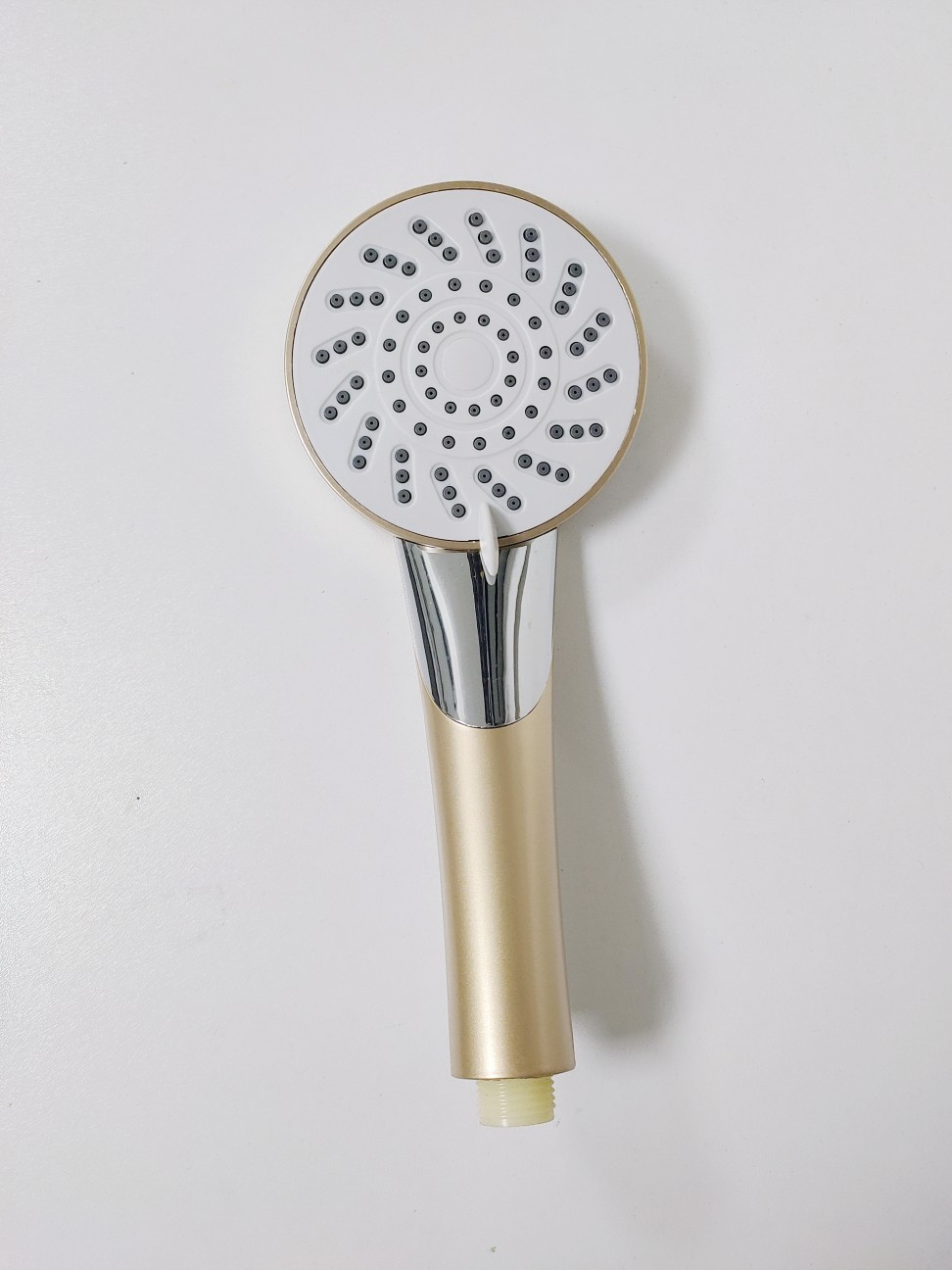 金色三档调节浴室花洒淋蓬头洗澡喷头