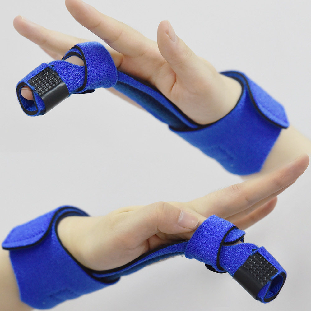 手指骨折固定指套食指中指无名指小指扭伤术后夹板支具支架固定器