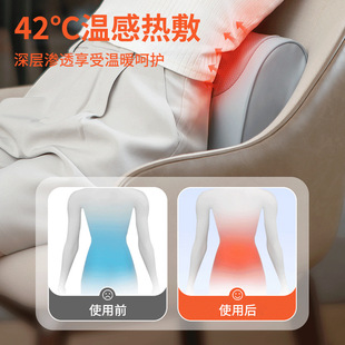颈椎按摩枕头电动肩颈按摩器腿腰部K按摩仪车载家用靠垫代