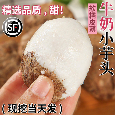 牛奶芋头皮薄小香芋5斤现挖