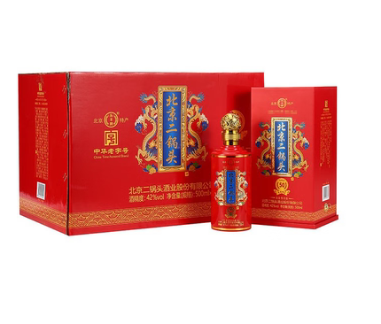永丰牌北京二锅头50红龙纯粮特酿酒42度50度红龙500ml*6整箱装