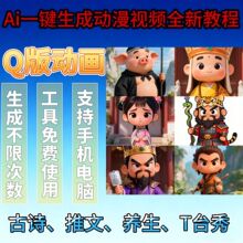 2025最新Ai动画入门教程Ai变现运营视频零基础玩转Ai组合