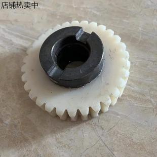 平移门电机推拉门配件尼龙涡轮塑料白色开门机全铜转子纯铜齿轮