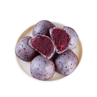 黑米藜麦紫薯包杂粮粗粮馒头豆沙包豆包窝窝头早餐半成品代餐主食