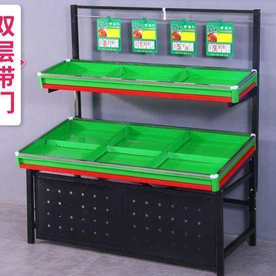 超市水果蔬菜货架多功能水果店货架展示架菜店商用卖菜货架堆头