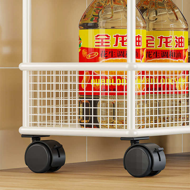零食小推车卫生间落地置物架家用小货架加长大容量多层收纳车架子,厨房/烹饪用具,厨房置物架/置物柜/角架,淘宝优惠券,粉丝福利购,淘宝优惠卷