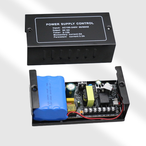 门禁延时12v3A/5A电源控制器不间断可带备用电池磁力锁电插锁供电