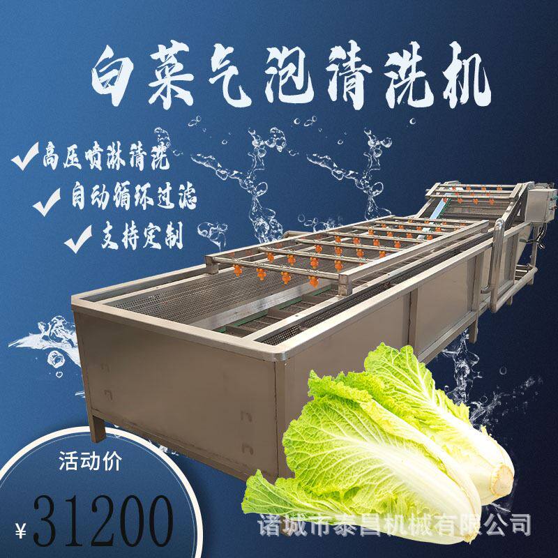 秋葵茼蒿段清洗机水果蔬菜去农残清洗设备白萝卜咸菜加工设备