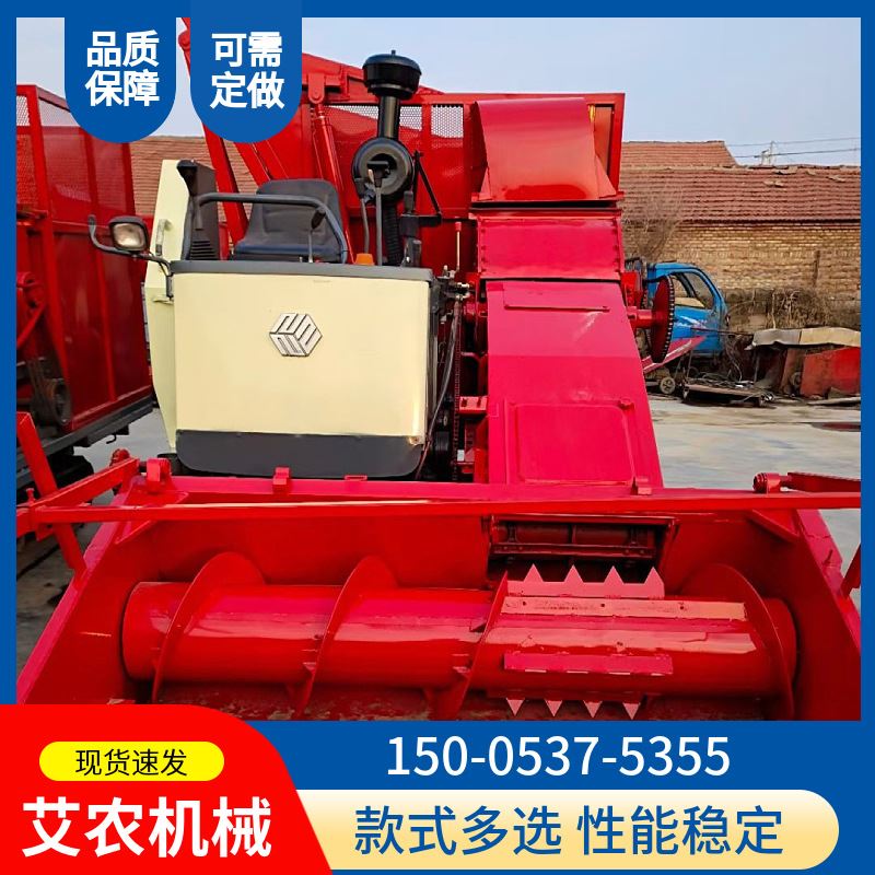 沃德全自动收割机倒伏青储机大型青储机玉米青储机地滚刀青储机