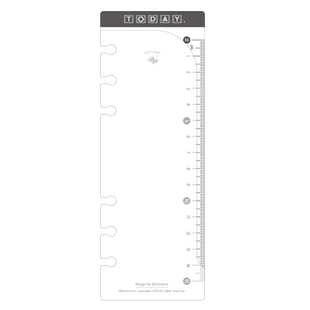 活页本常用周边配件 A5A6A7 六孔金属活页收纳袋日历周边 收纳袋 收纳尺垫板 月历 便利贴 6孔标准孔距