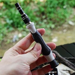 可伸缩螺丝刀手把手柄配件可搭配4mm口径螺丝刀批头