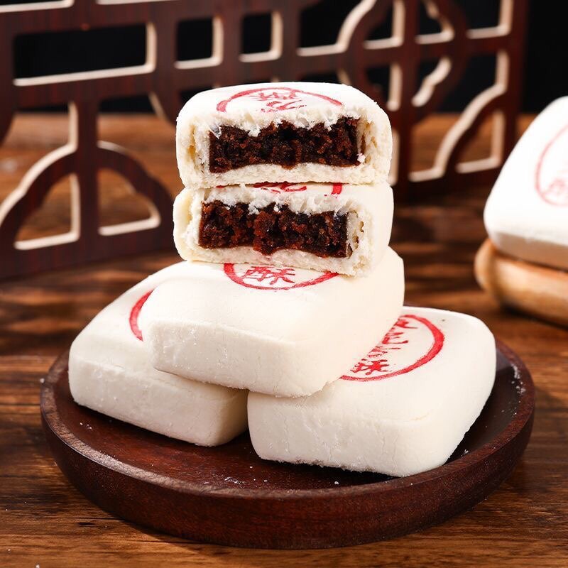 枣泥方酥手工传统烘焙糕点白酥皮月饼点心休闲食品零食图片