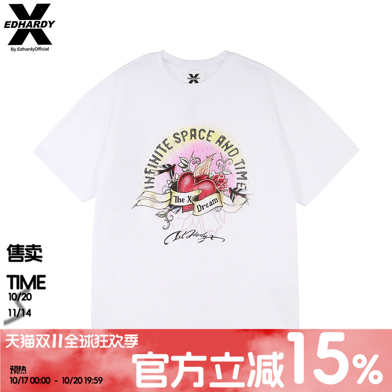 EdHardyX新款短袖T恤