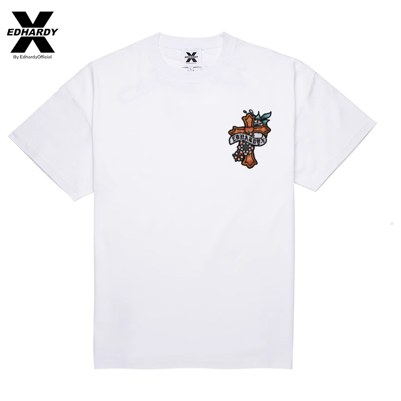EdHardyX男女同款纯棉圆领T恤