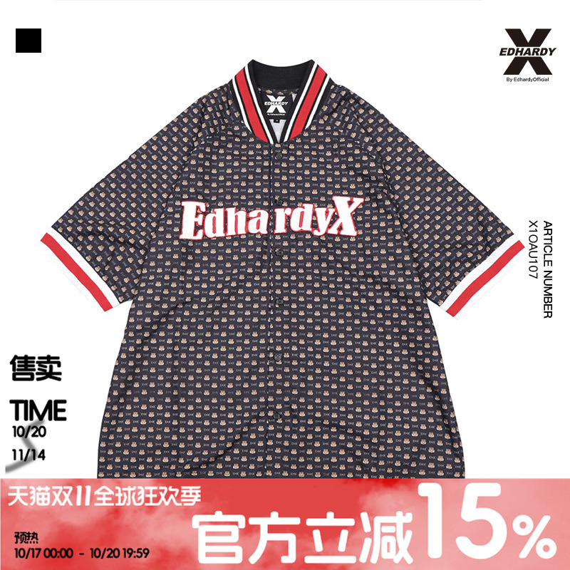 个性棒球领，虎头满印，男女同款