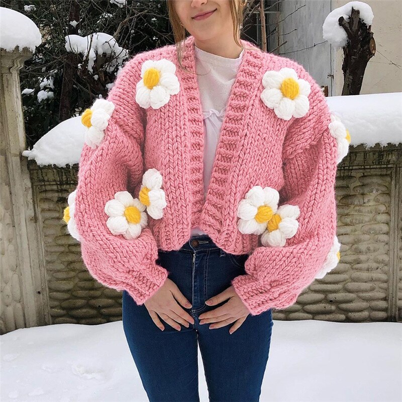 round neck lantern sleeve knit cardigan short sweater women|ruв категории Женская одежда, свитер - от Buy2taobao.com для оказания профессиональной услуги покупки агента Taobao