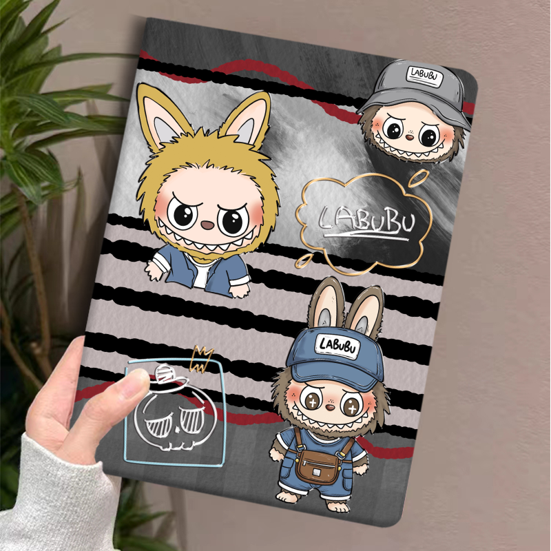 华为平板保护套卡通拉布布