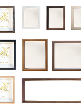 68A4正方形68寸单独相框极简透明画框加内容定制