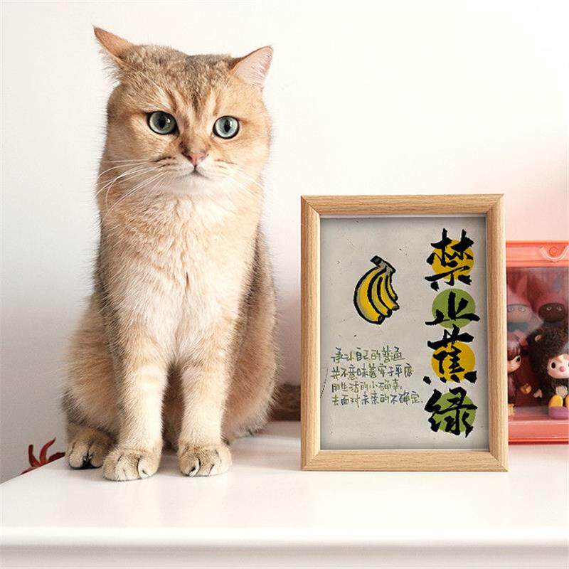 禁止焦虑创意趣味字画摆件创意卧室办公桌面摆台送朋友闺蜜礼物