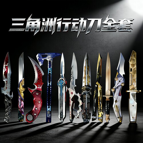 三角洲行动周边合金武器模型套装