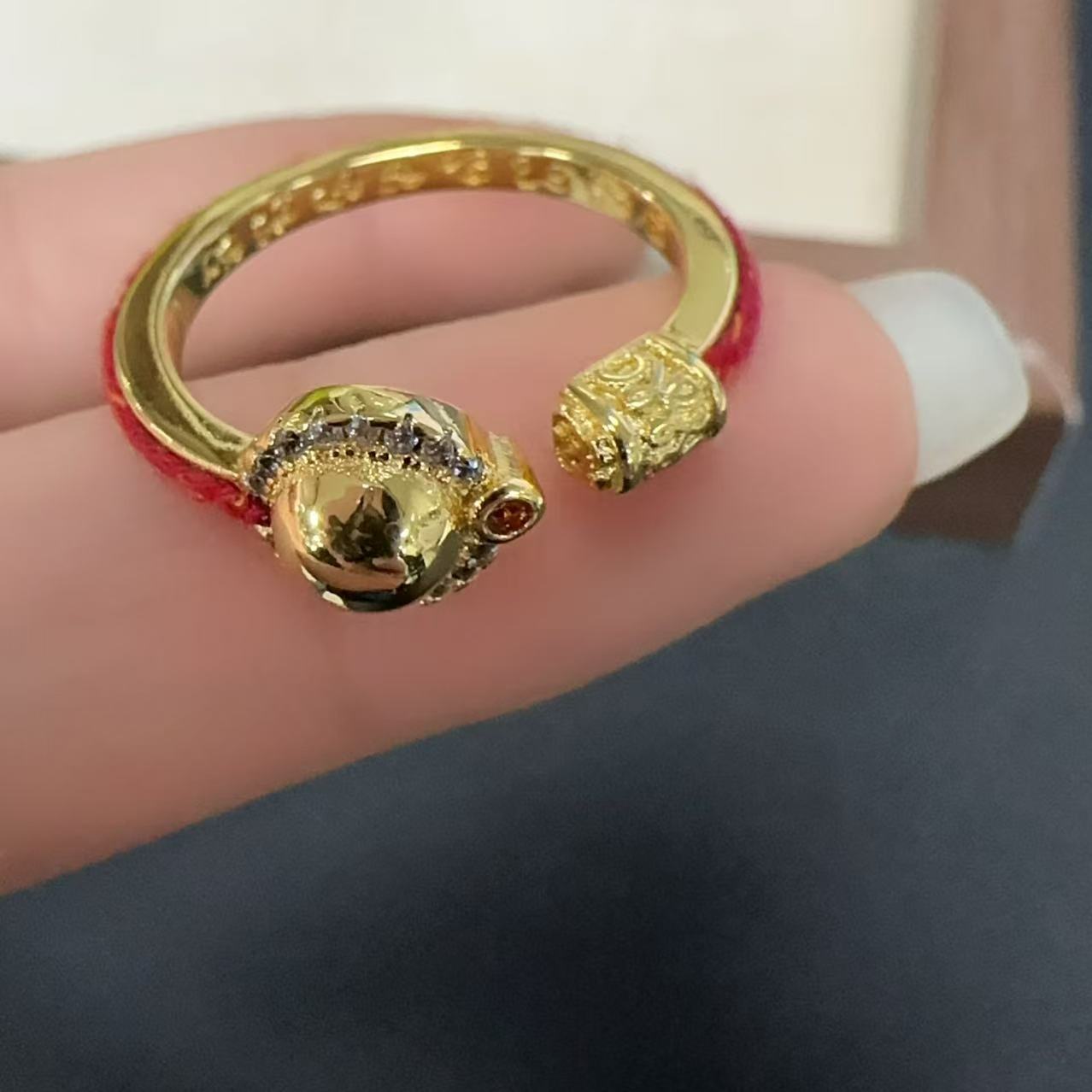 国风潮铜镀银手工饰品