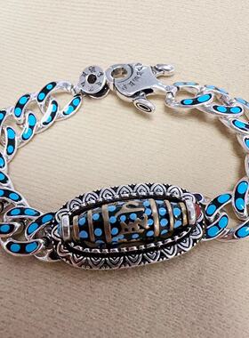 链个性做旧滴胶旋转动手串