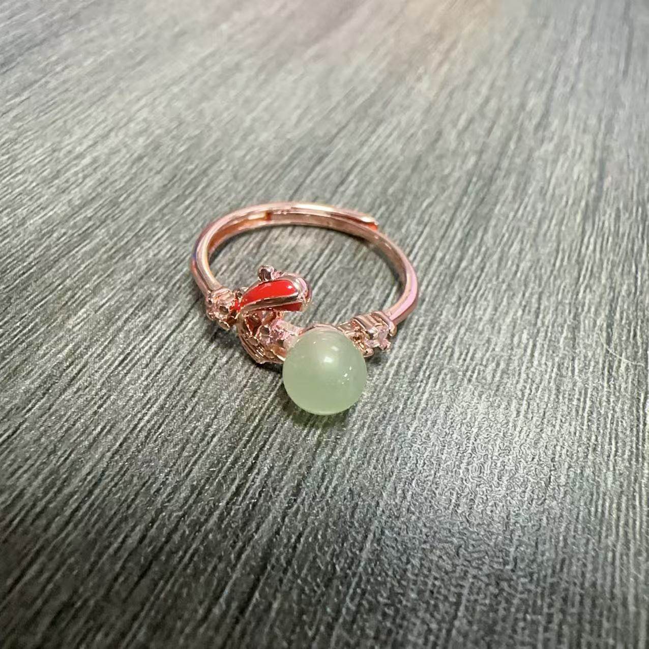 国风潮铜镀银手工饰品轻奢玉见锦鲤鱼戒指女士简约时尚百搭指环圈,模玩/动漫/周边/娃圈三坑/桌游,动漫手表/项链/饰品,淘宝优惠券,粉丝福利购,淘宝优惠卷